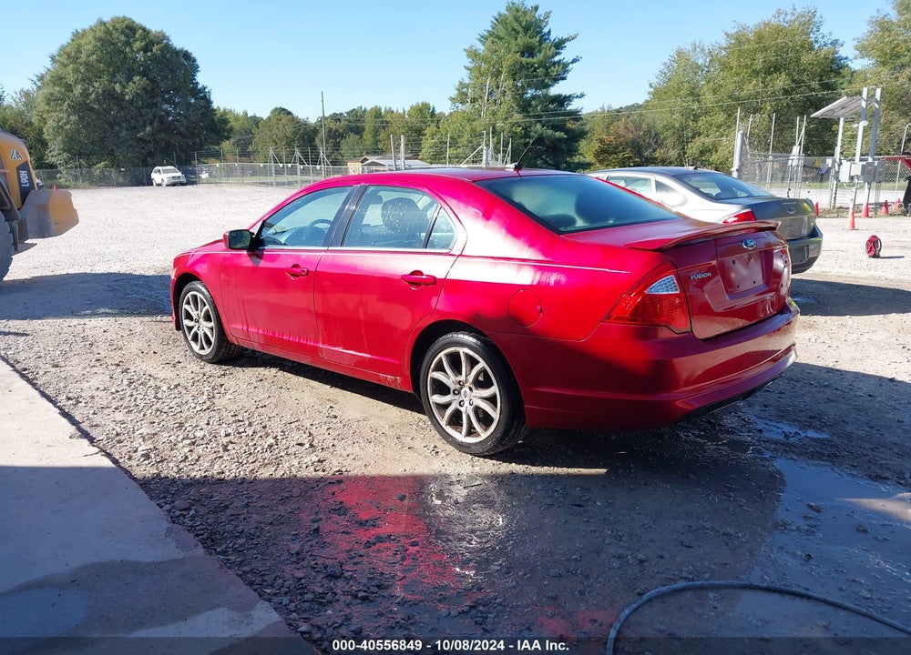 2011 FORD FUSION SE VIN: 3FAHP0HA3BR290769