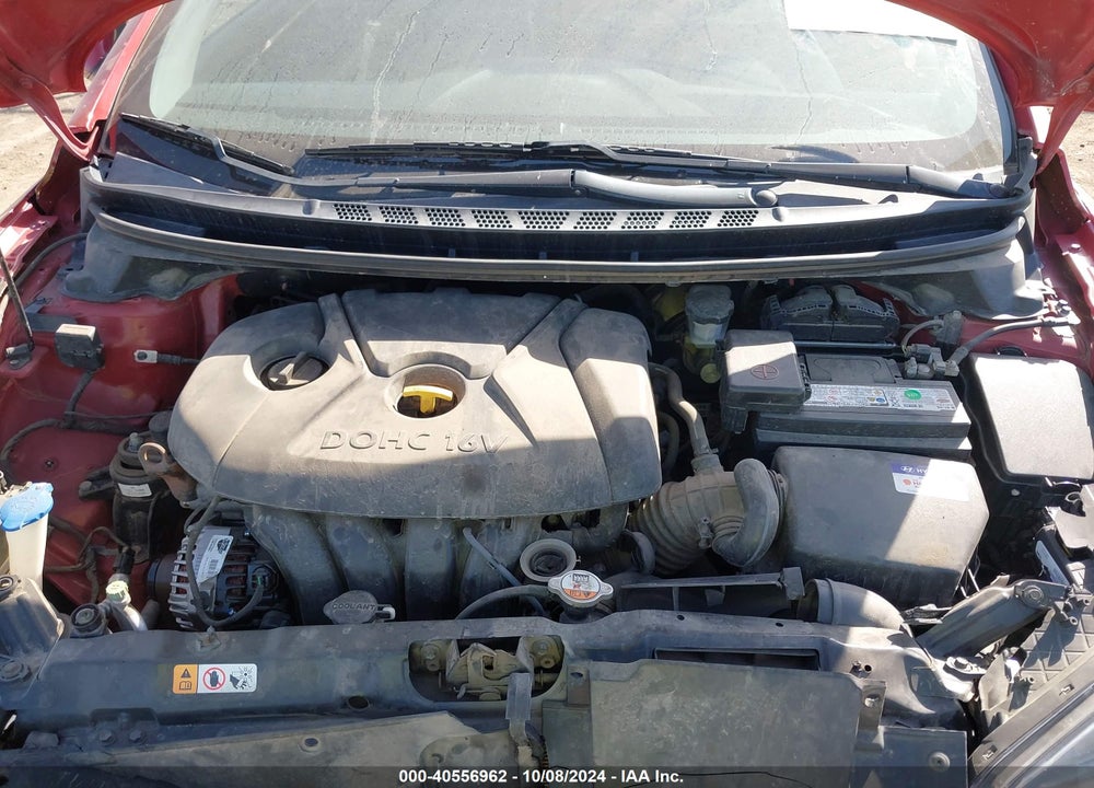2013 HYUNDAI ELANTRA VIN: KMHDH4AE7DU588789