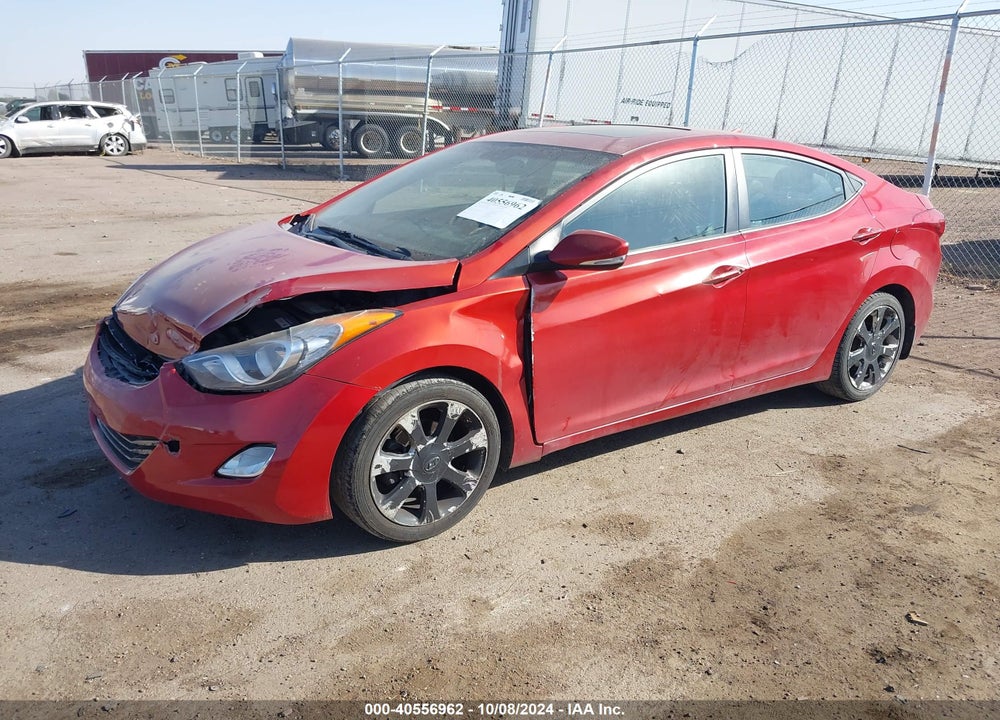 2013 HYUNDAI ELANTRA VIN: KMHDH4AE7DU588789