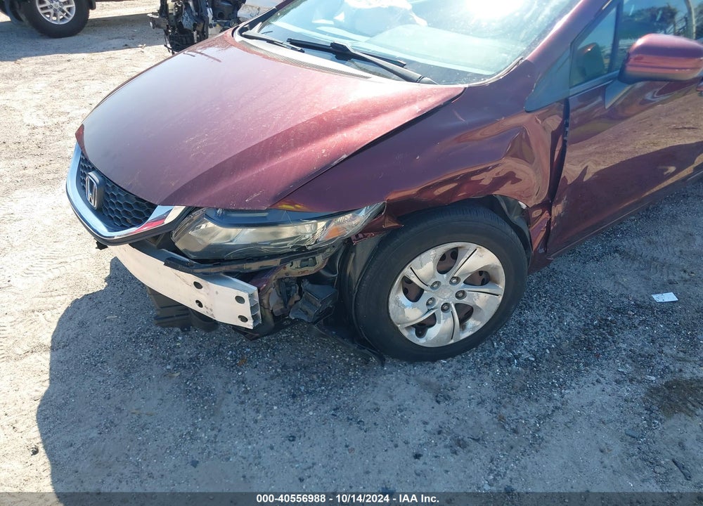 2014 HONDA CIVIC LX VIN: 19XFB2F59EE041339