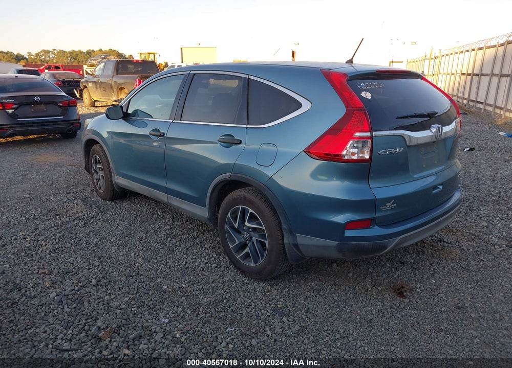 2016 HONDA CR-V SE VIN: 2HKRM3H42GH563617