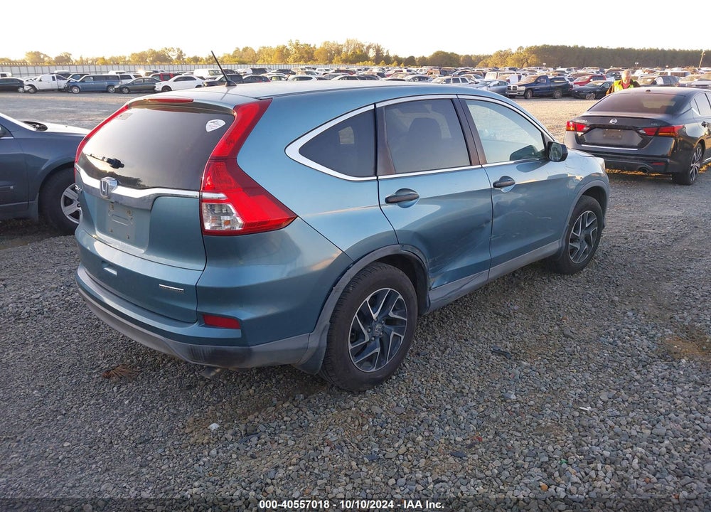 2016 HONDA CR-V SE VIN: 2HKRM3H42GH563617