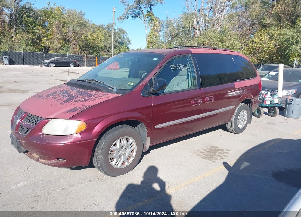 2002 DODGE GRAND CARAVAN SPORT VIN: 2B4GP44392R587729