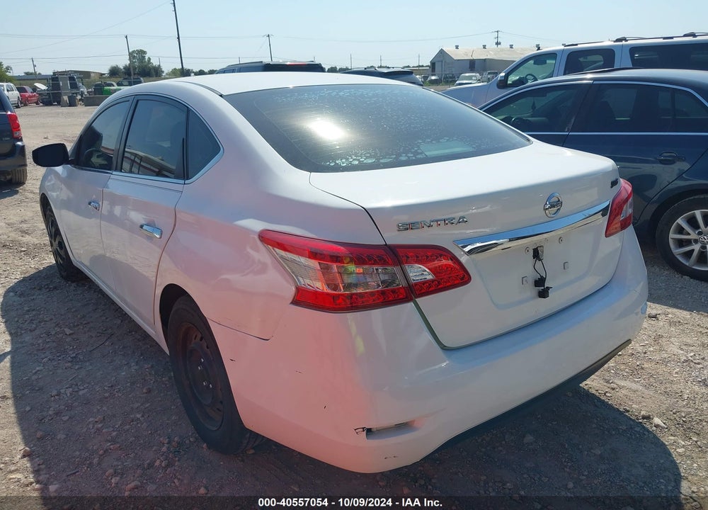 2015 NISSAN SENTRA S VIN: 3N1AB7AP7FY284084