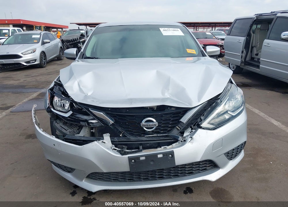 2017 NISSAN SENTRA SV VIN: 3N1AB7AP4HY348424