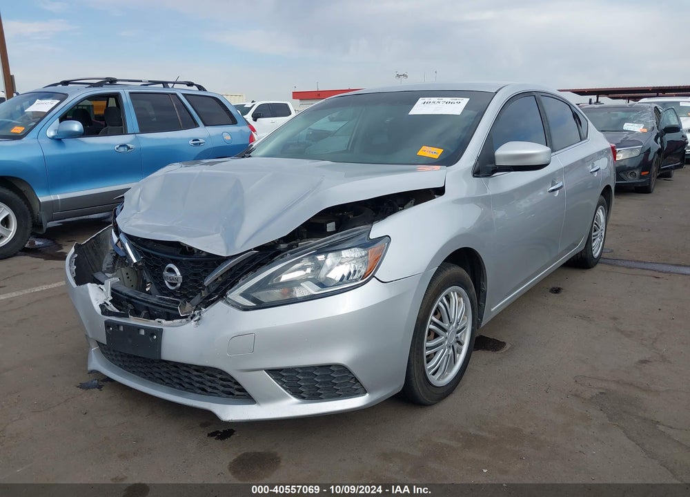 2017 NISSAN SENTRA SV VIN: 3N1AB7AP4HY348424
