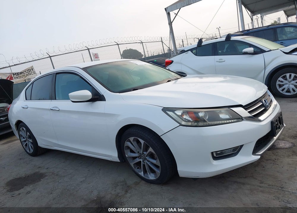 2013 HONDA ACCORD SPORT VIN: 1HGCR2F53DA243661