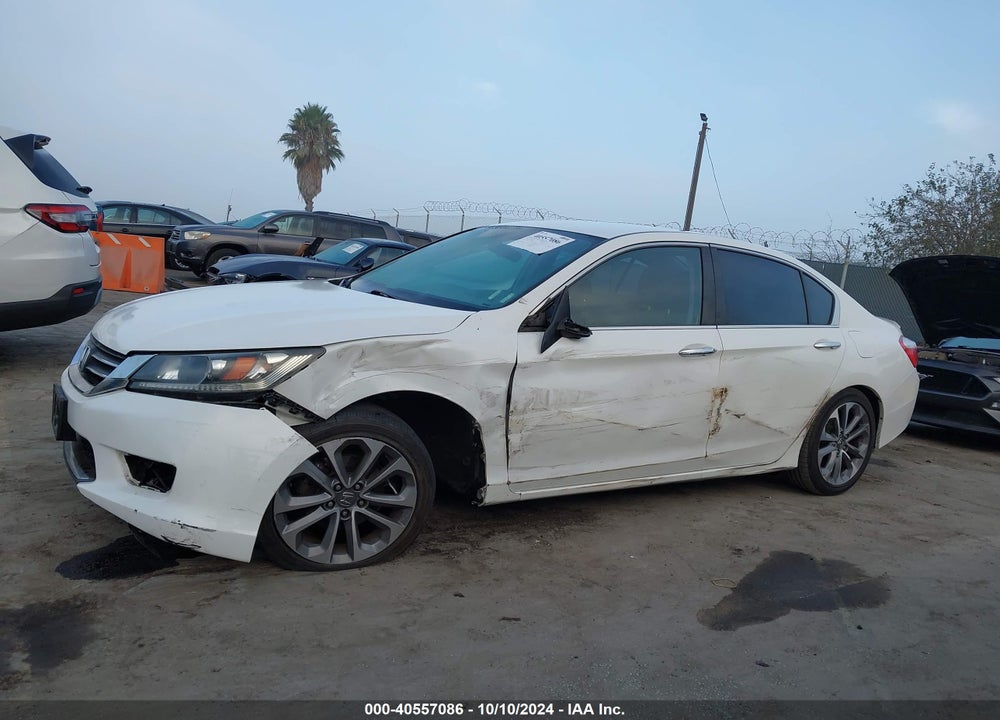 2013 HONDA ACCORD SPORT VIN: 1HGCR2F53DA243661