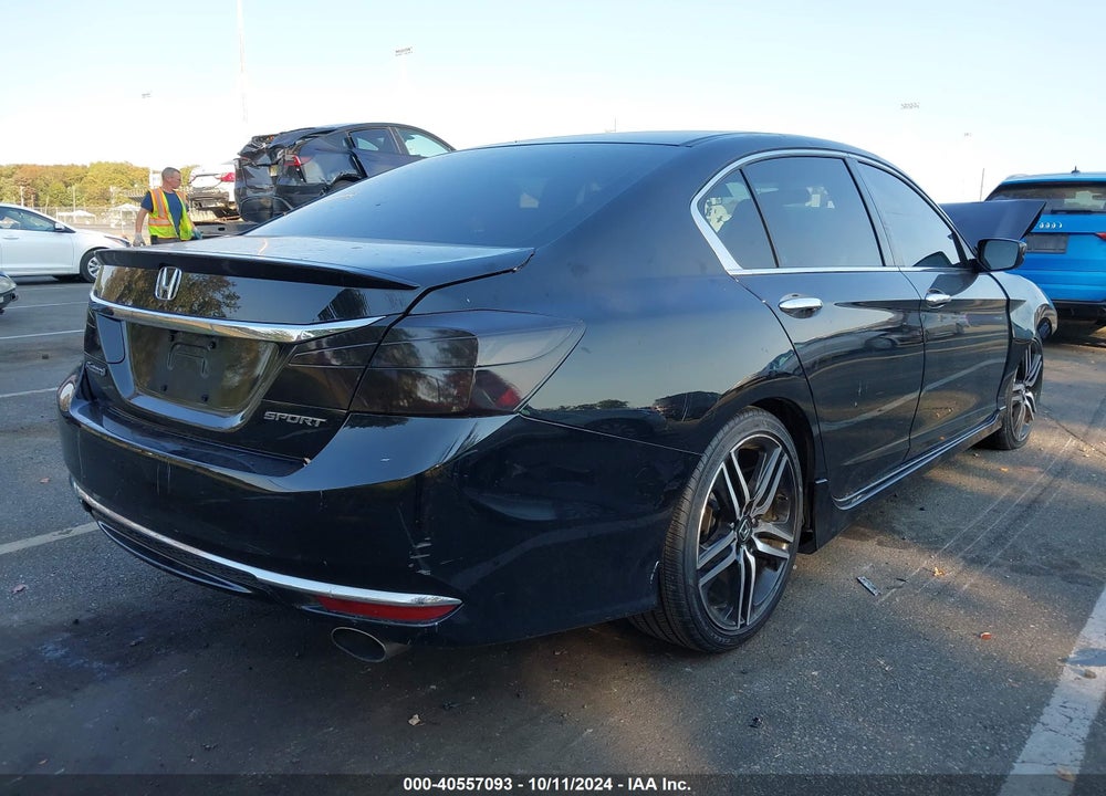 2016 HONDA ACCORD SPORT VIN: 1HGCR2E56GA074290