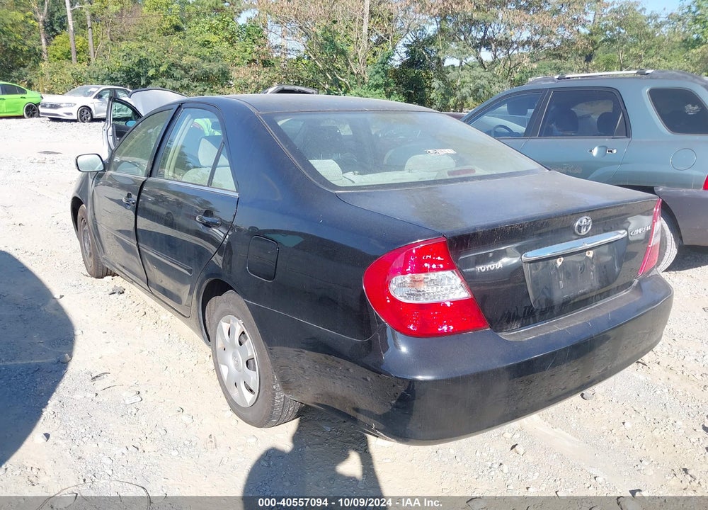 2004 TOYOTA CAMRY LE VIN: 4T1BE32K44U303707