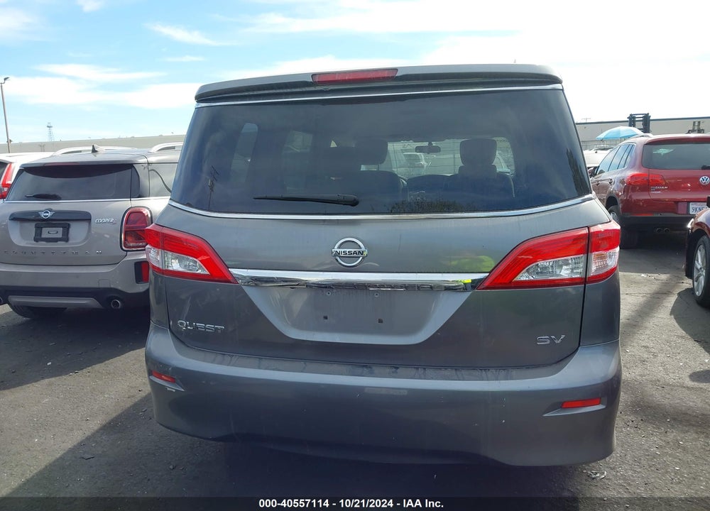 2017 NISSAN QUEST SV VIN: JN8AE2KP7H9170251