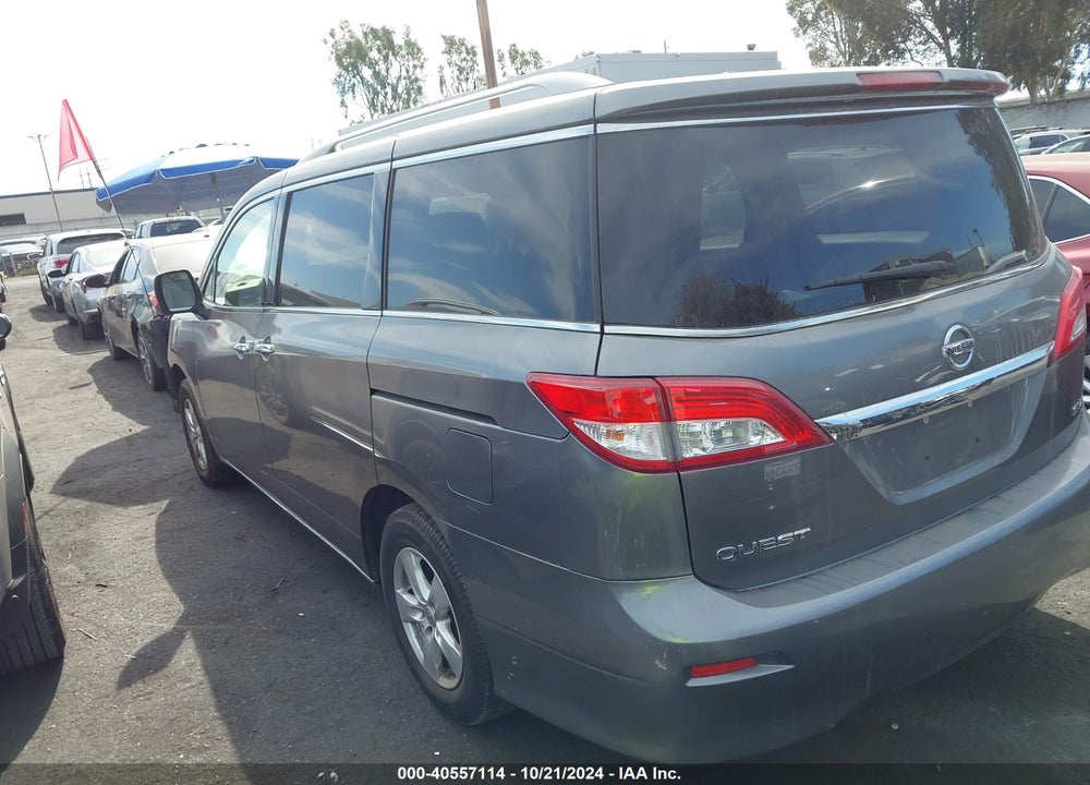 2017 NISSAN QUEST SV VIN: JN8AE2KP7H9170251