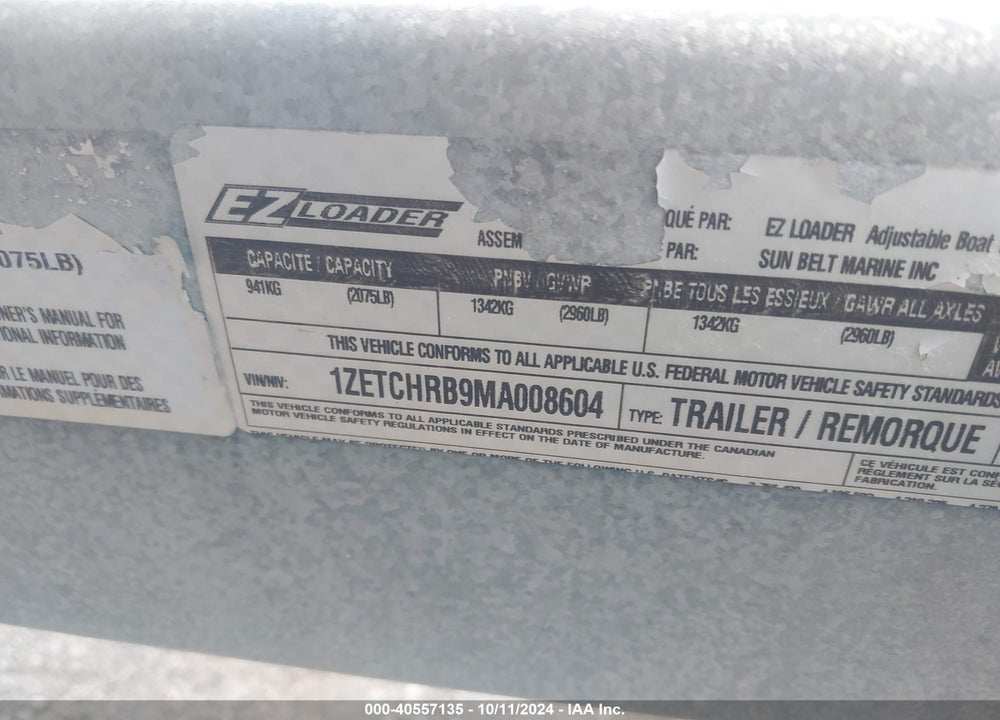 2021 BERKSHRIE 220CLLTD11 VIN: FRU48011C121