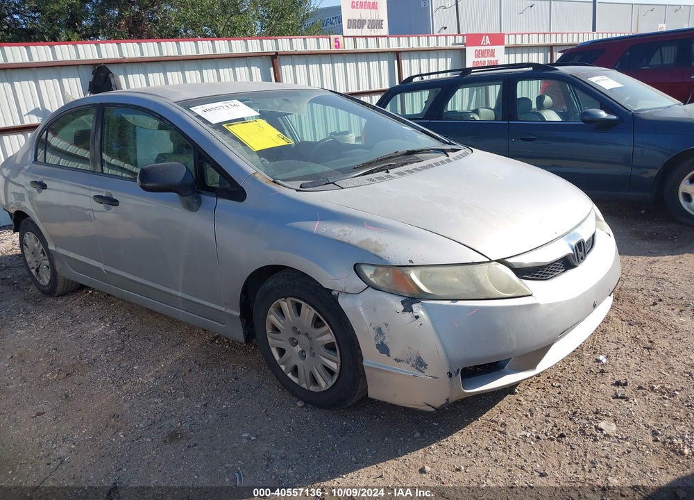 2010 HONDA CIVIC VP VIN: 2HGFA1F35AH537038