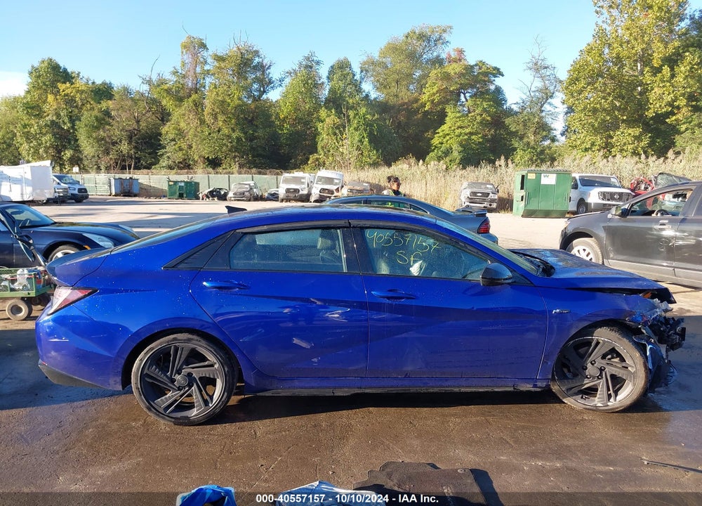2021 HYUNDAI ELANTRA N LINE VIN: KMHLR4AF9MU190131