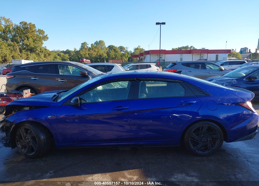 2021 HYUNDAI ELANTRA N LINE VIN: KMHLR4AF9MU190131