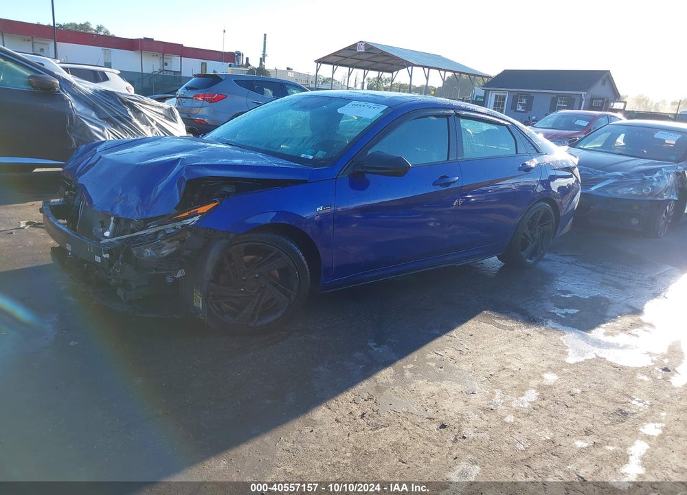 2021 HYUNDAI ELANTRA N LINE VIN: KMHLR4AF9MU190131