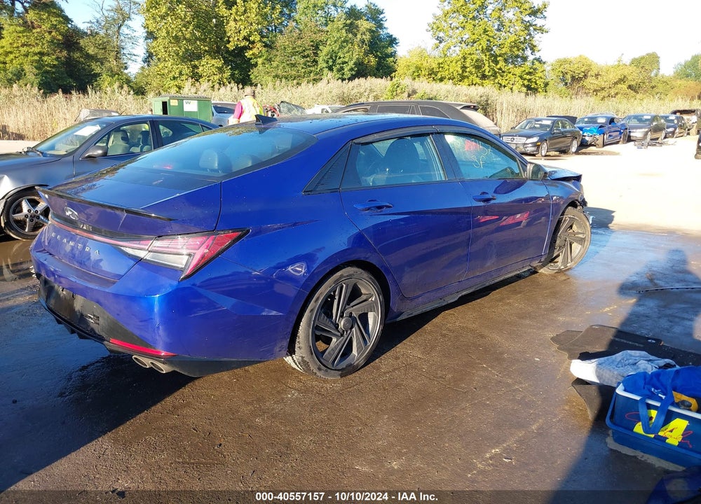 2021 HYUNDAI ELANTRA N LINE VIN: KMHLR4AF9MU190131
