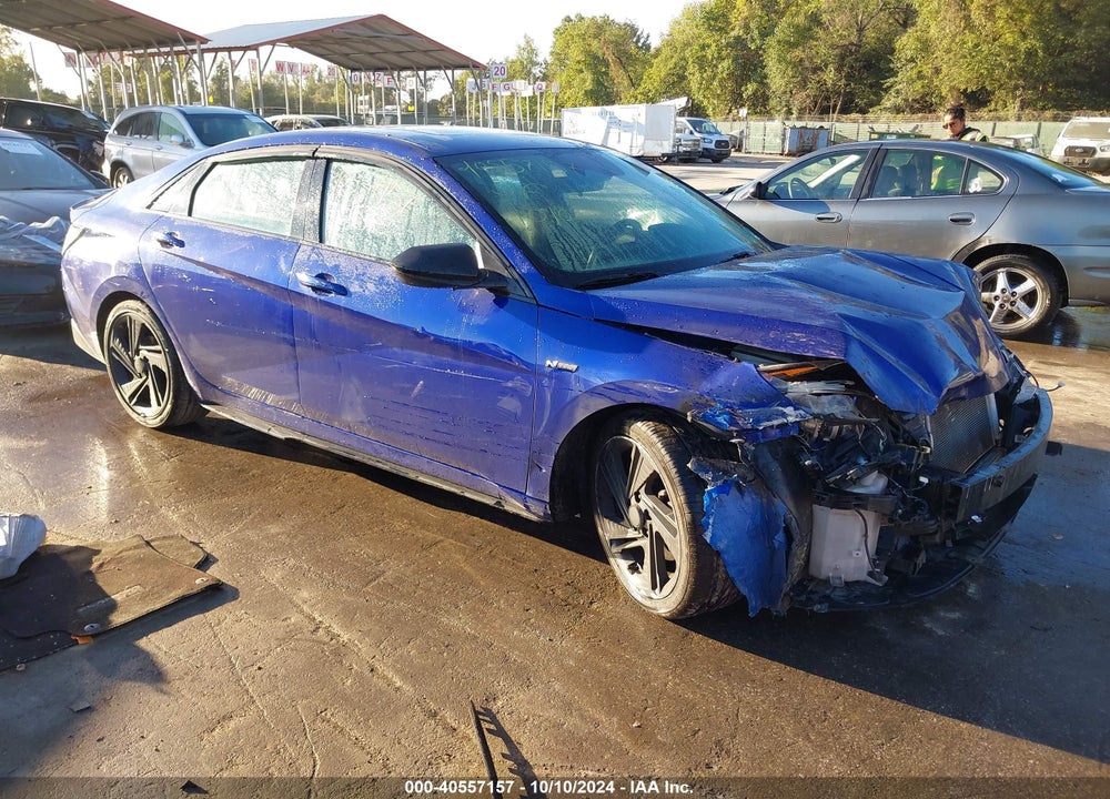 2021 HYUNDAI ELANTRA N LINE VIN: KMHLR4AF9MU190131