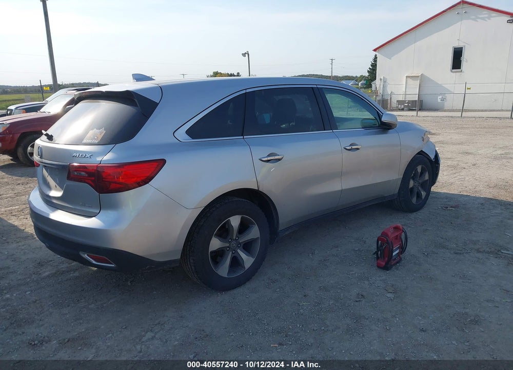 2014 ACURA MDX VIN: 5FRYD4H26EB037811