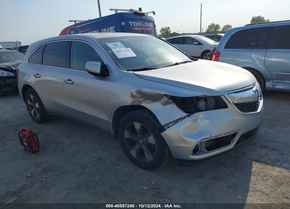 2014 ACURA MDX VIN: 5FRYD4H26EB037811