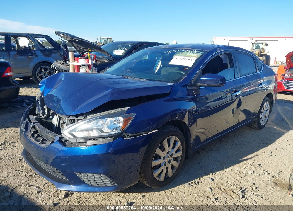 2016 NISSAN SENTRA S VIN: 3N1AB7AP6GY305749