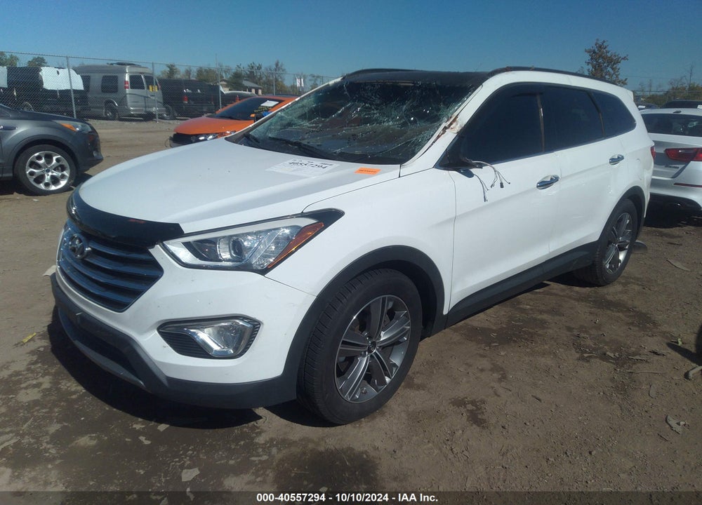2014 HYUNDAI SANTA FE LIMITED VIN: KM8SR4HF4EU087122