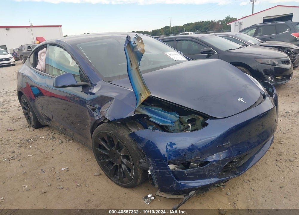 2022 TESLA MODEL Y LONG RANGE DUAL MOTOR ALL-WHEEL DRIVE VIN: 7SAYGAEE6NF515816