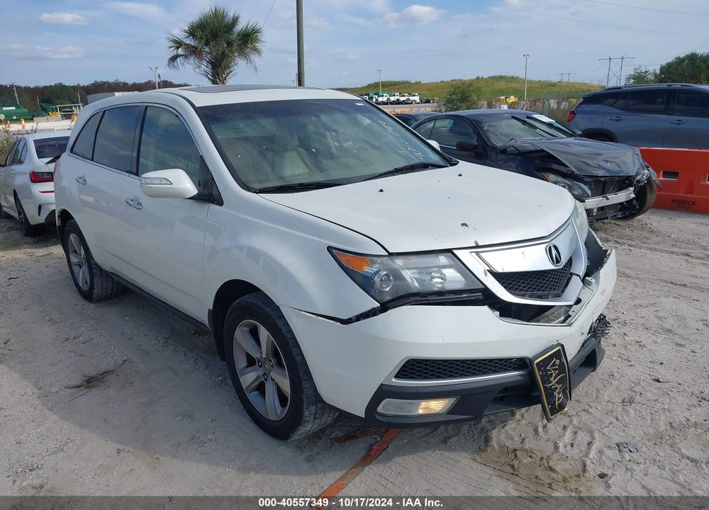2012 ACURA MDX TECHNOLOGY PACKAGE VIN: 2HNYD2H37CH515301