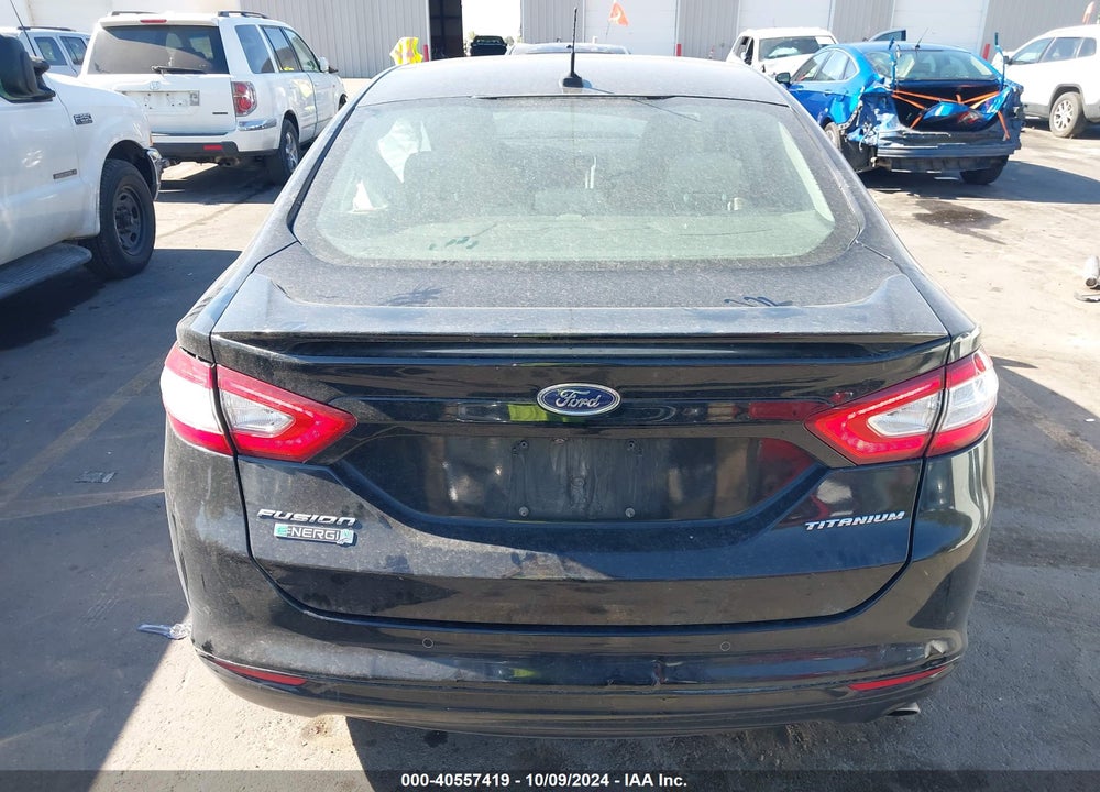 2016 FORD FUSION ENERGI TITANIUM VIN: 3FA6P0SU2GR229205