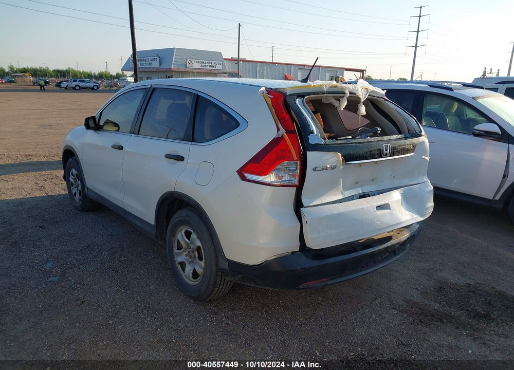 2013 HONDA CR-V LX VIN: 5J6RM3H37DL024127