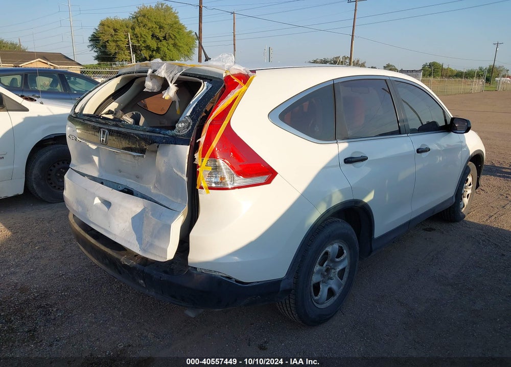 2013 HONDA CR-V LX VIN: 5J6RM3H37DL024127