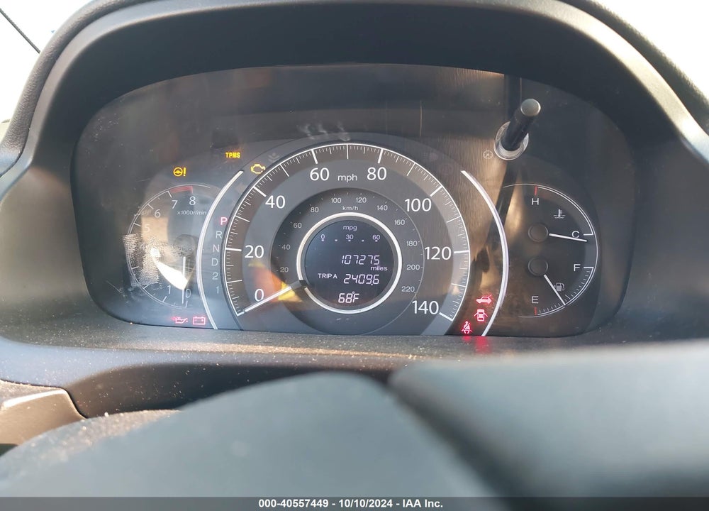 2013 HONDA CR-V LX VIN: 5J6RM3H37DL024127