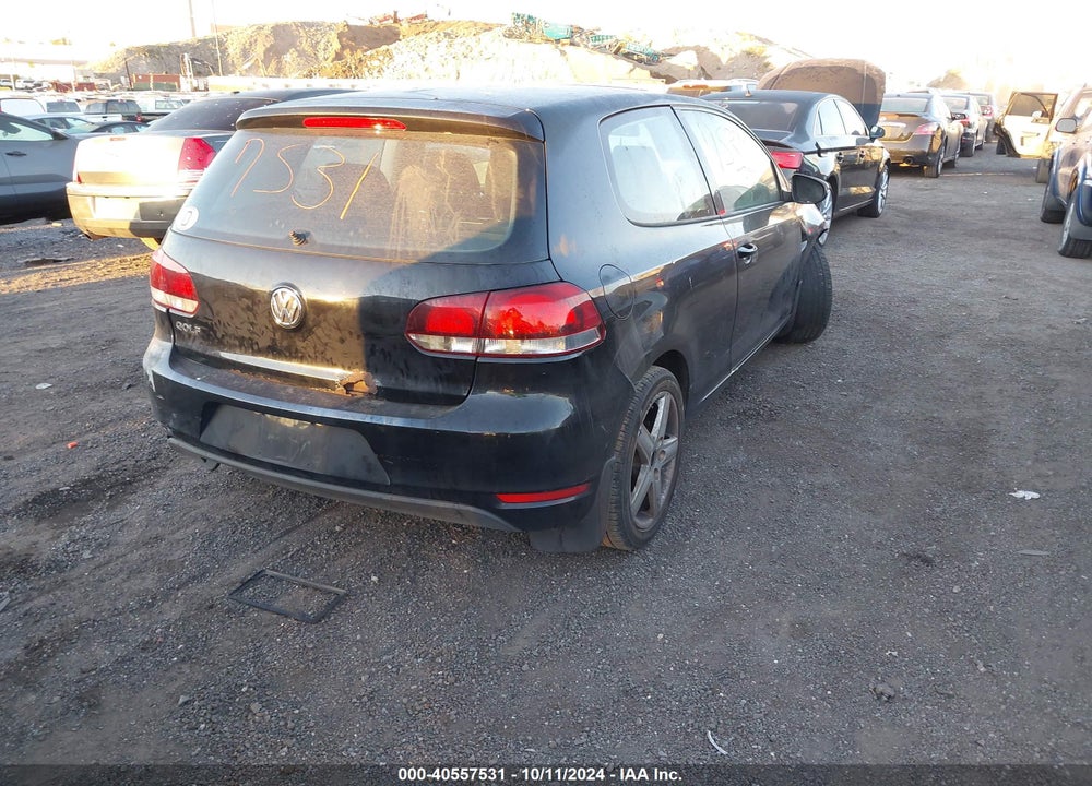 2011 VOLKSWAGEN GOLF 2.5L 2-DOOR VIN: WVWAB7AJ1BW117293