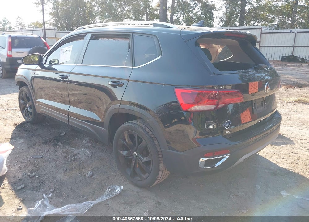 2022 VOLKSWAGEN TAOS 1.5T SEL VIN: 3VV1X7B25NM001609