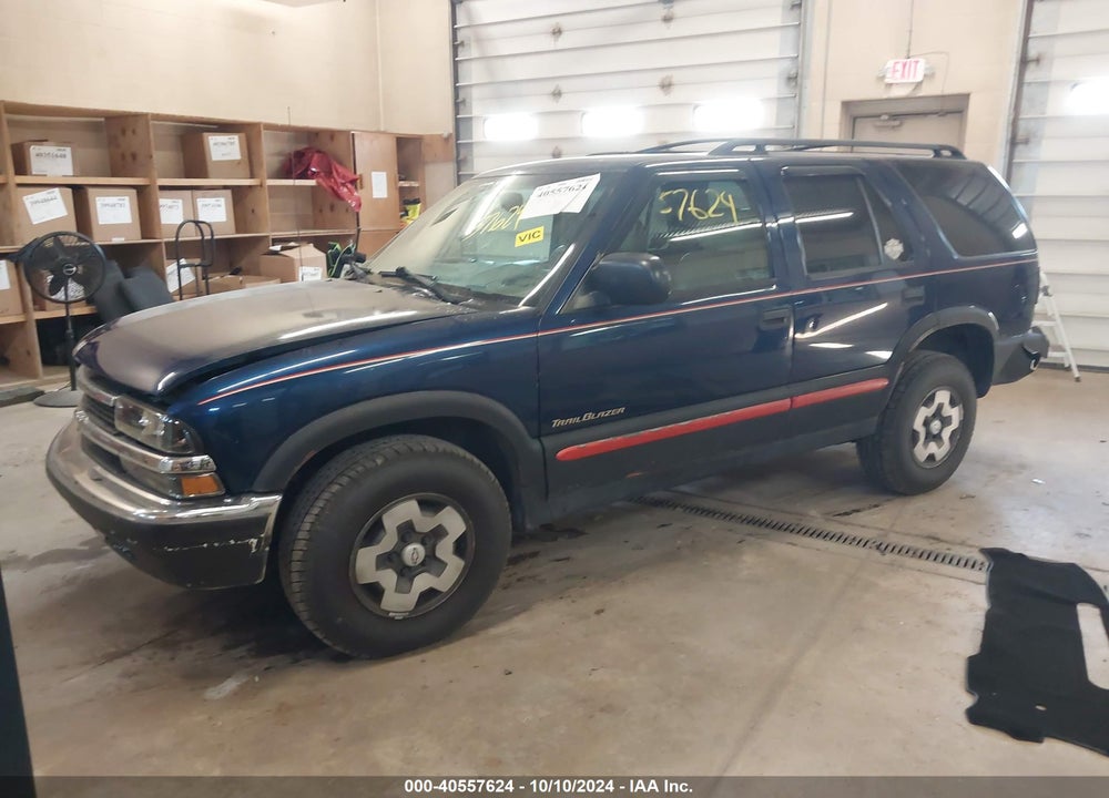 1999 CHEVROLET BLAZER TRAILBLAZER VIN: 1GNDT13W9X2158874