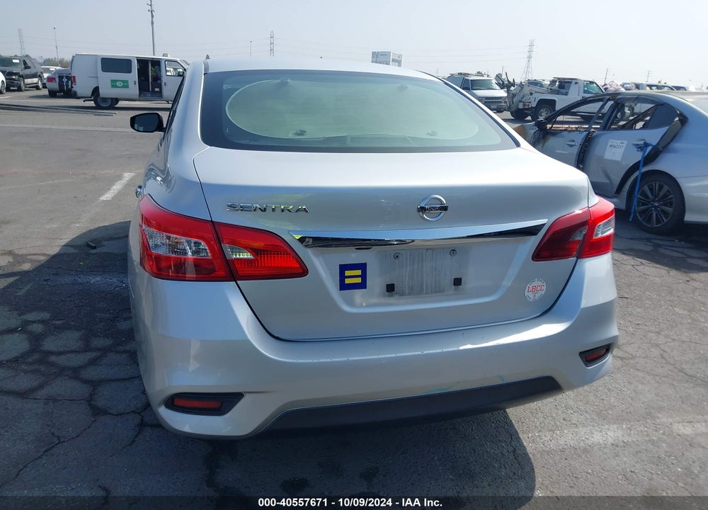 2019 NISSAN SENTRA S VIN: 3N1AB7AP5KY284059