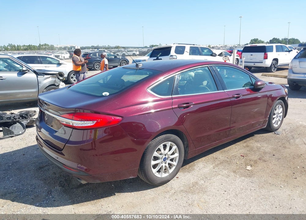 2017 FORD FUSION S VIN: 3FA6P0G71HR349632