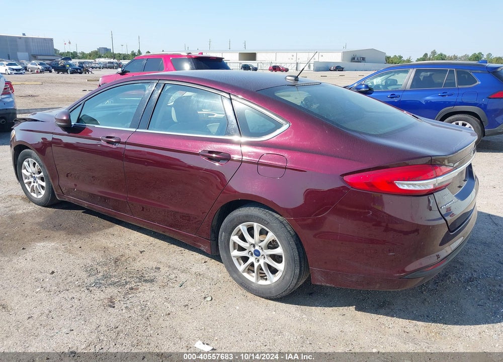 2017 FORD FUSION S VIN: 3FA6P0G71HR349632