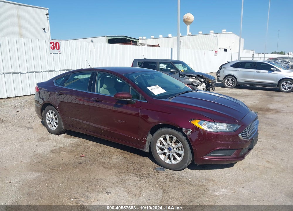 2017 FORD FUSION S VIN: 3FA6P0G71HR349632
