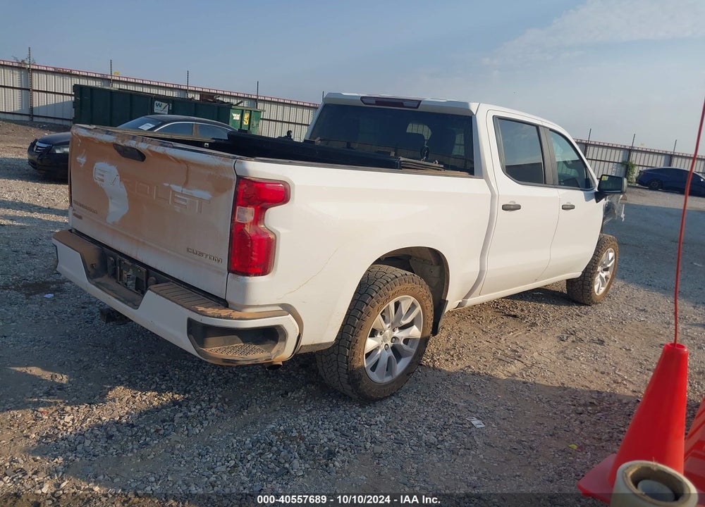 2021 CHEVROLET SILVERADO 1500 2WD SHORT BED CUSTOM VIN: 1GCPWBEKXMZ217401