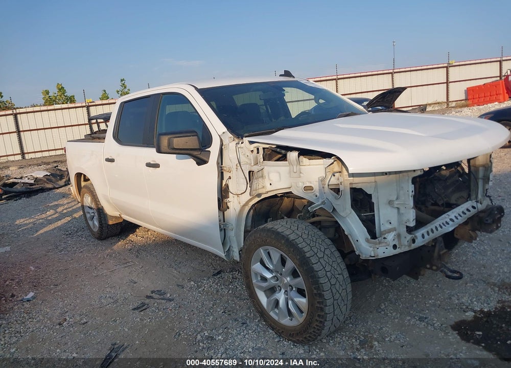 2021 CHEVROLET SILVERADO 1500 2WD SHORT BED CUSTOM VIN: 1GCPWBEKXMZ217401