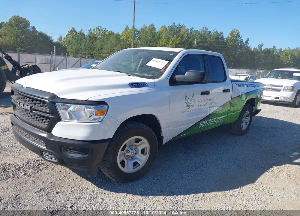 2021 RAM 1500 TRADESMAN 4X2 6'4 BOX VIN: 1C6SRECG4MN592877