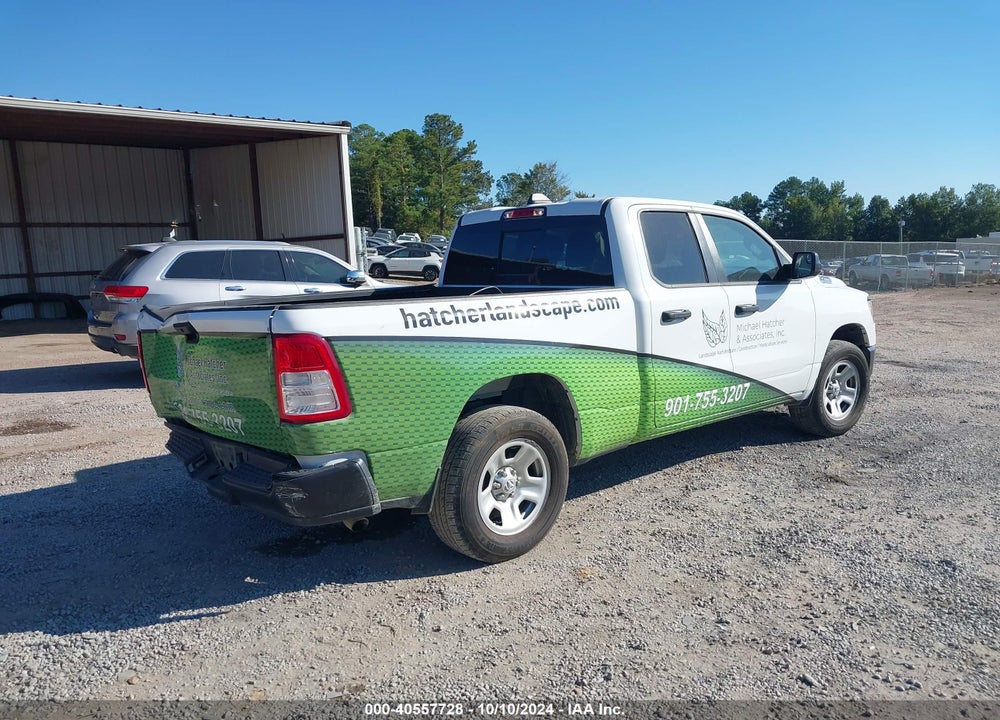2021 RAM 1500 TRADESMAN 4X2 6'4 BOX VIN: 1C6SRECG4MN592877