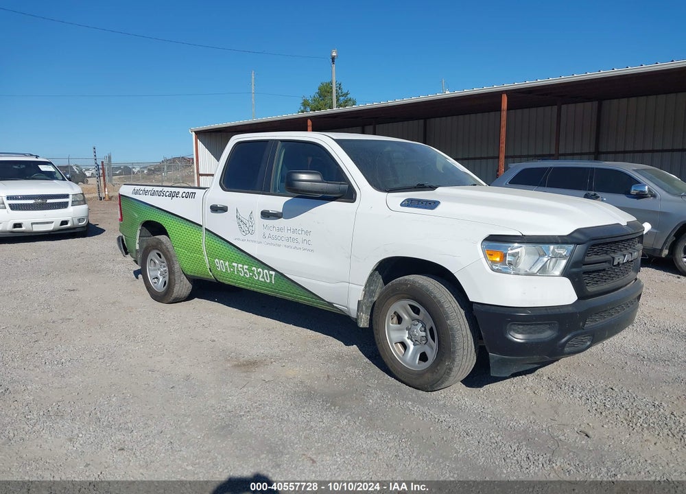 2021 RAM 1500 TRADESMAN 4X2 6'4 BOX VIN: 1C6SRECG4MN592877