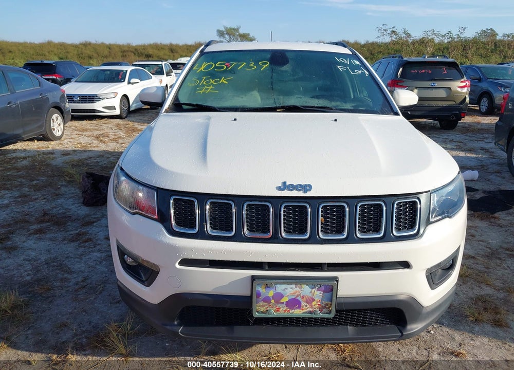 2019 JEEP COMPASS LATITUDE FWD VIN: 3C4NJCBB6KT746204