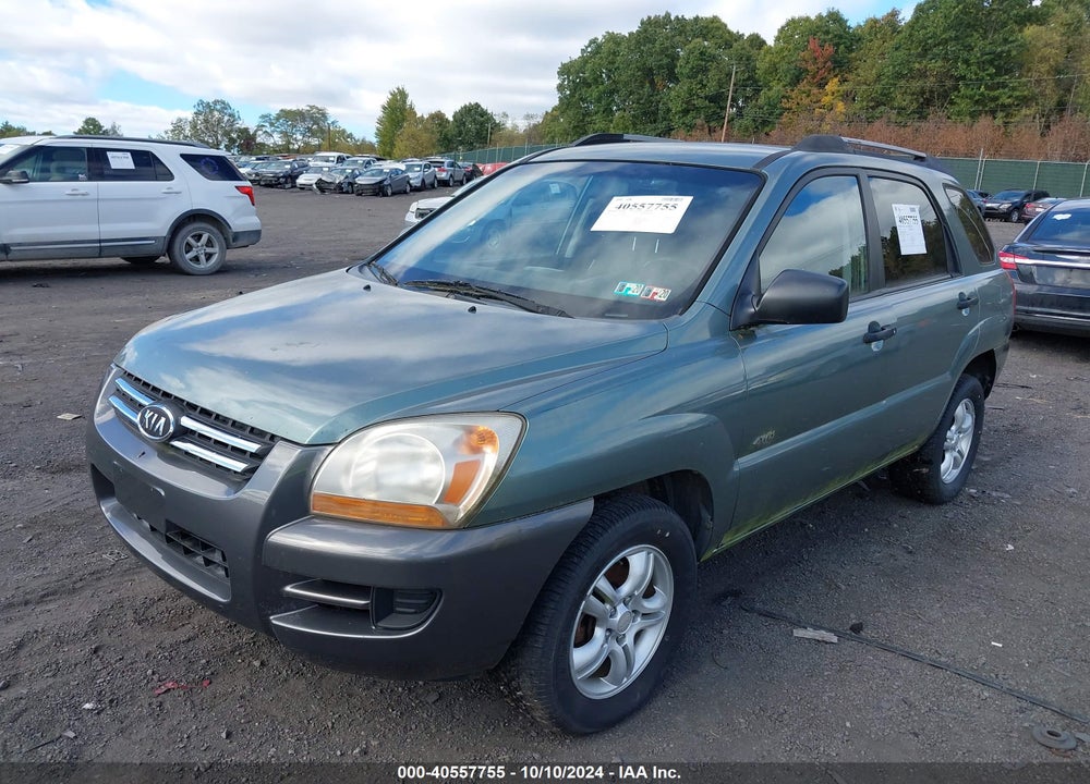 2007 KIA SPORTAGE LX V6 VIN: KNDJE723X77416970