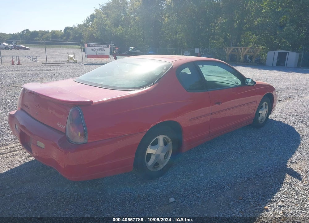 2004 CHEVROLET MONTE CARLO SS VIN: 2G1WX12K149329904