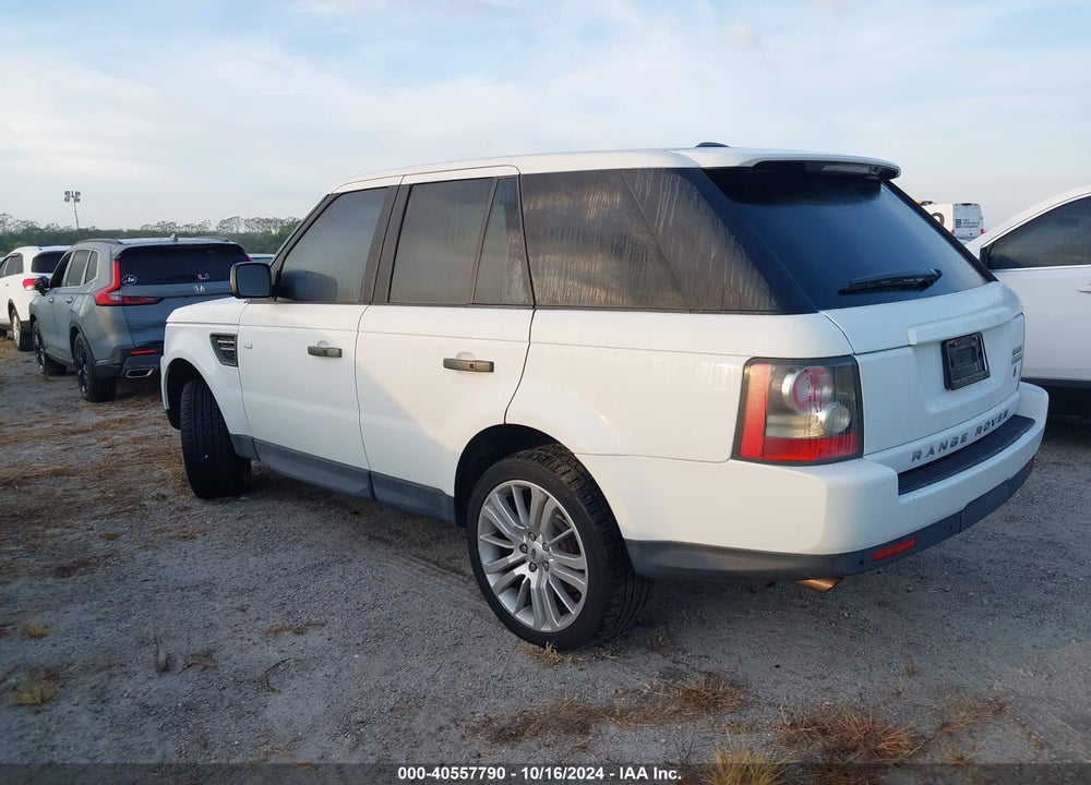 2011 LAND ROVER RANGE ROVER SPORT HSE VIN: SALSK2D44BA291698