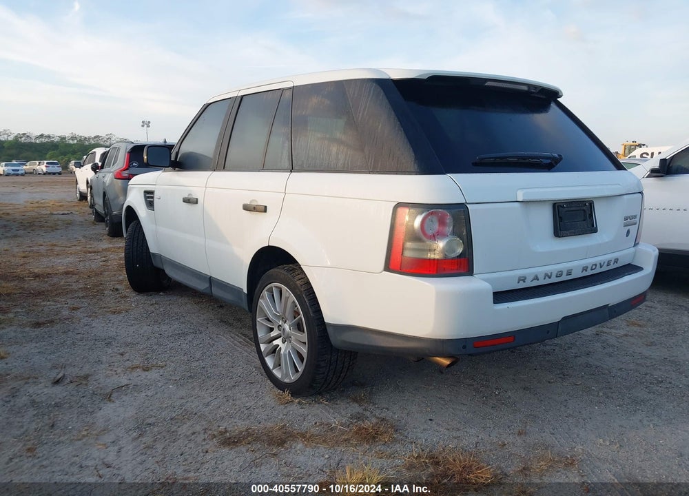 2011 LAND ROVER RANGE ROVER SPORT HSE VIN: SALSK2D44BA291698
